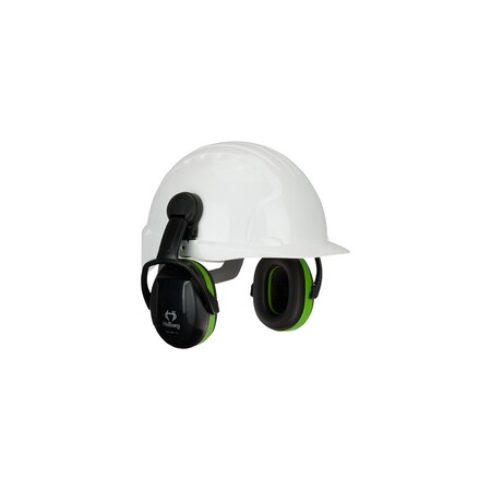 Pip HELLBERG CAP MOUNTED, SECURE 1WITH 22 DB NRR, GREEN/BLACK, PK 20 263-42001